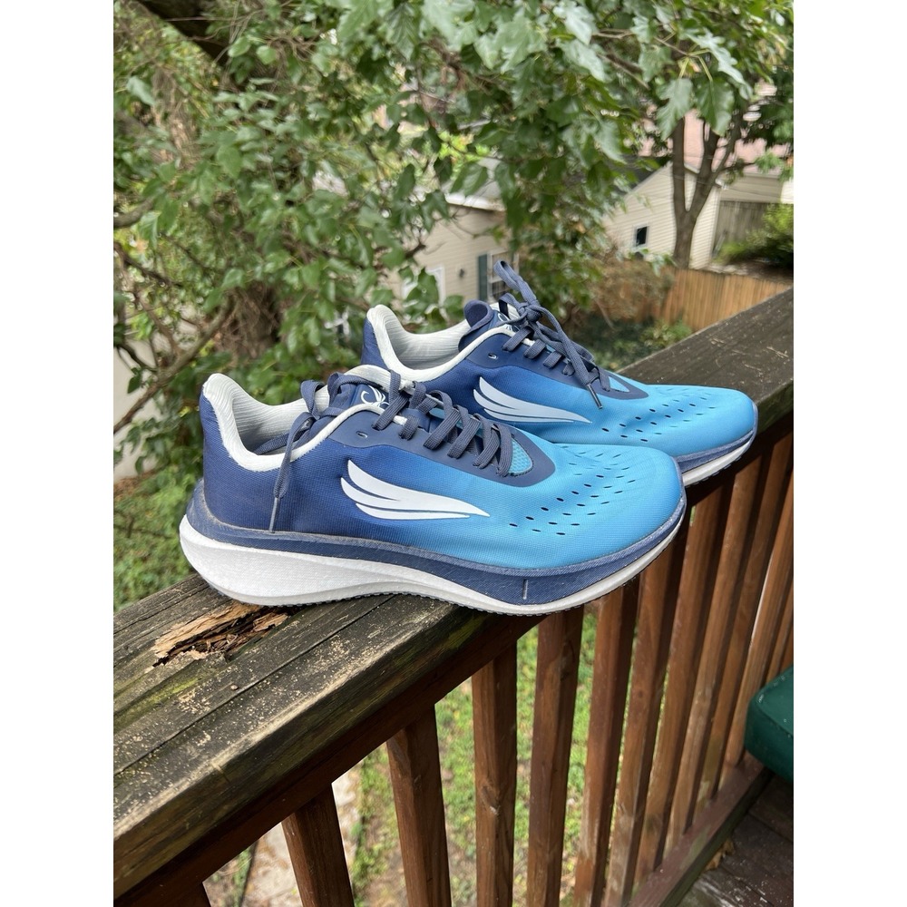 Swift Running APUS Men's 10.5 Blue Carbon Plate Running Cushioned Shoes Sneakers